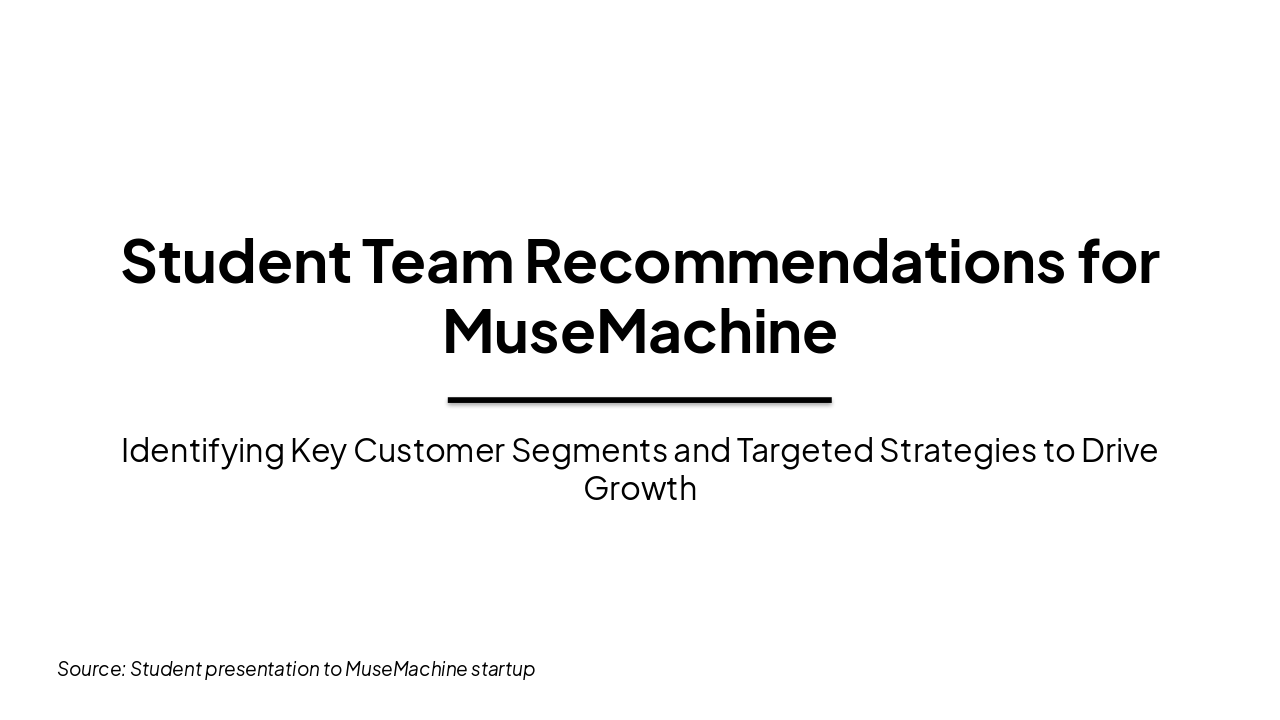 MuseMachine Customer Targeting Strategies (38 chars)