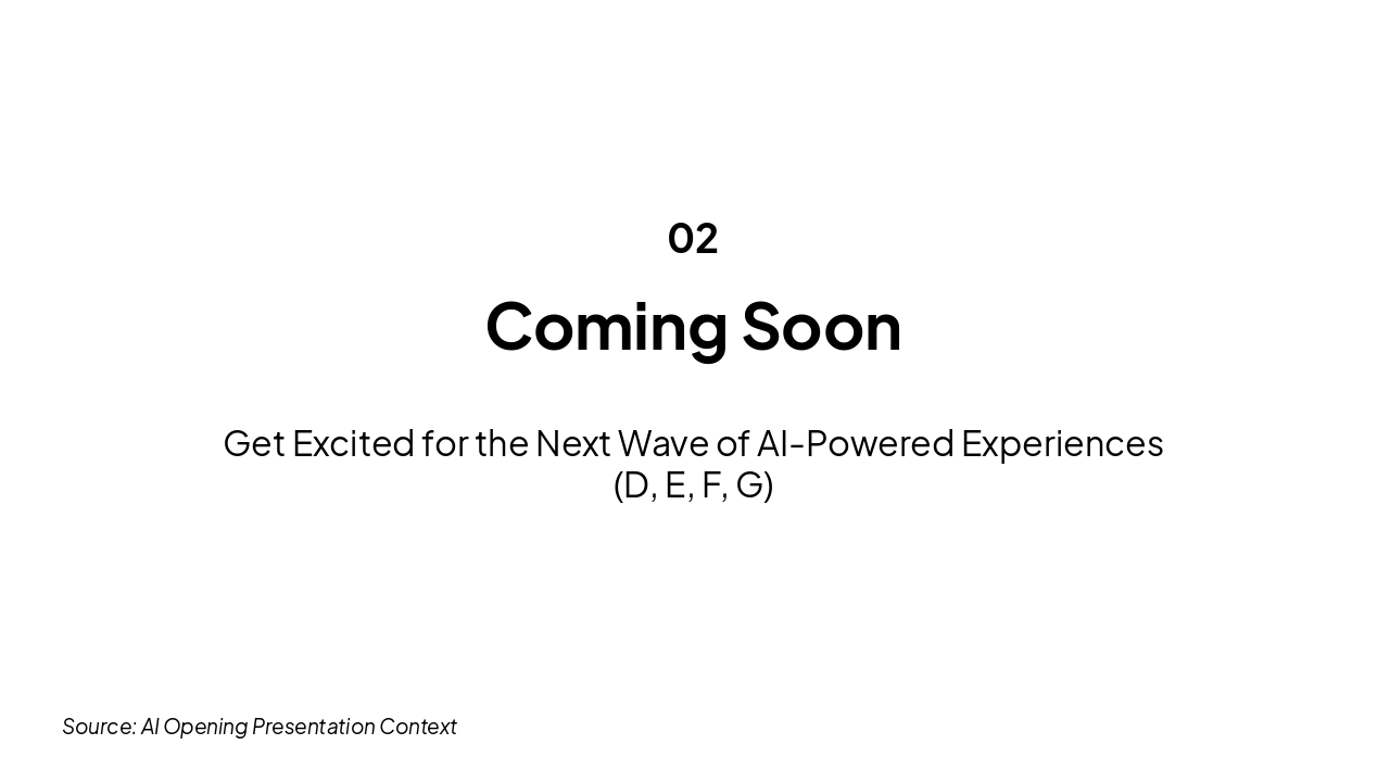 Slide 4 - AI Opening Presentation