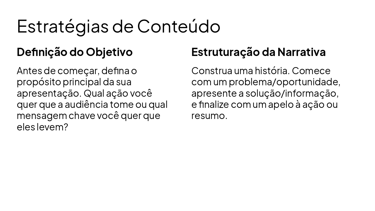 Slide 4 - Estratégias de Conteúdo