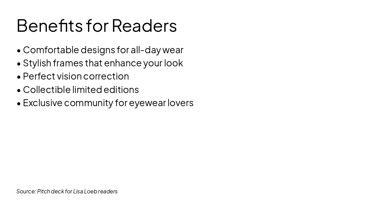 Slide 4 - Benefits for Readers