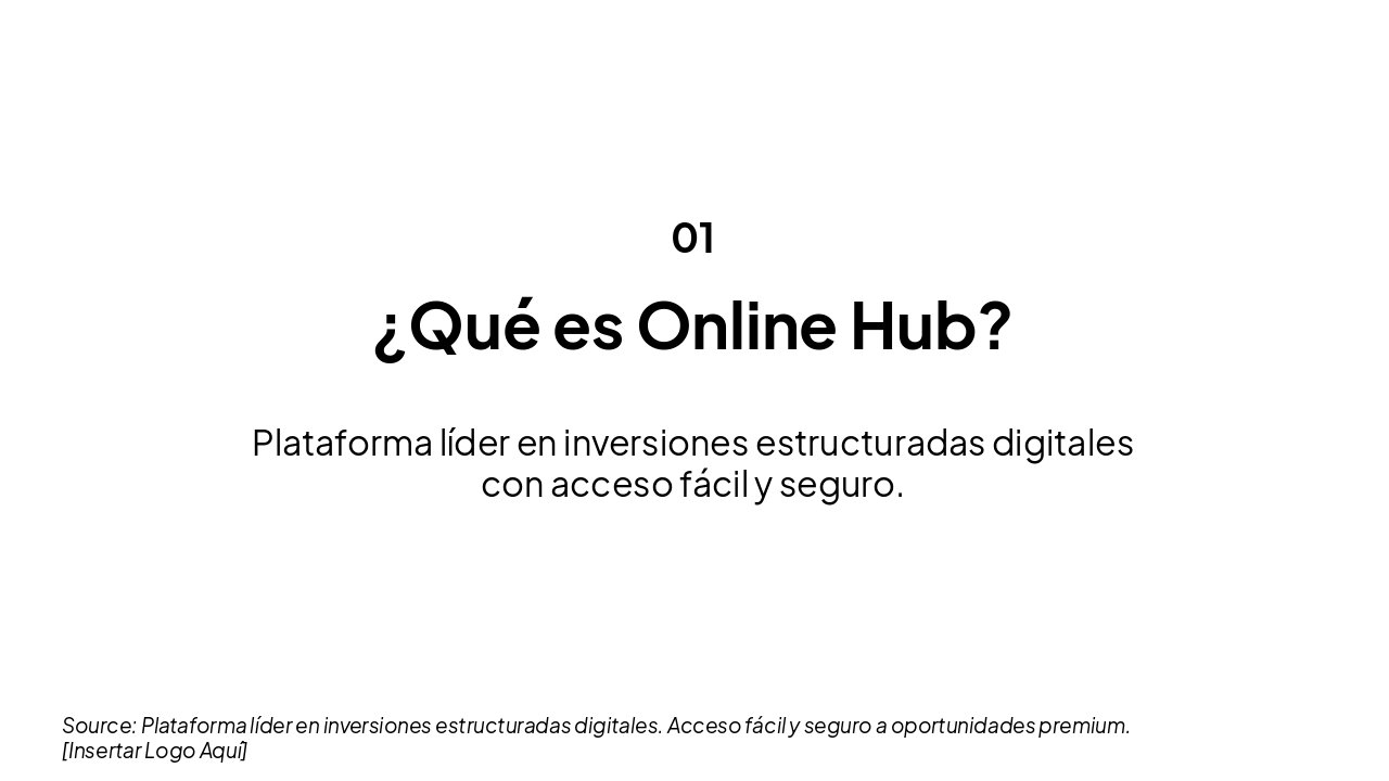Slide 3 - ¿Qué es Online Hub?