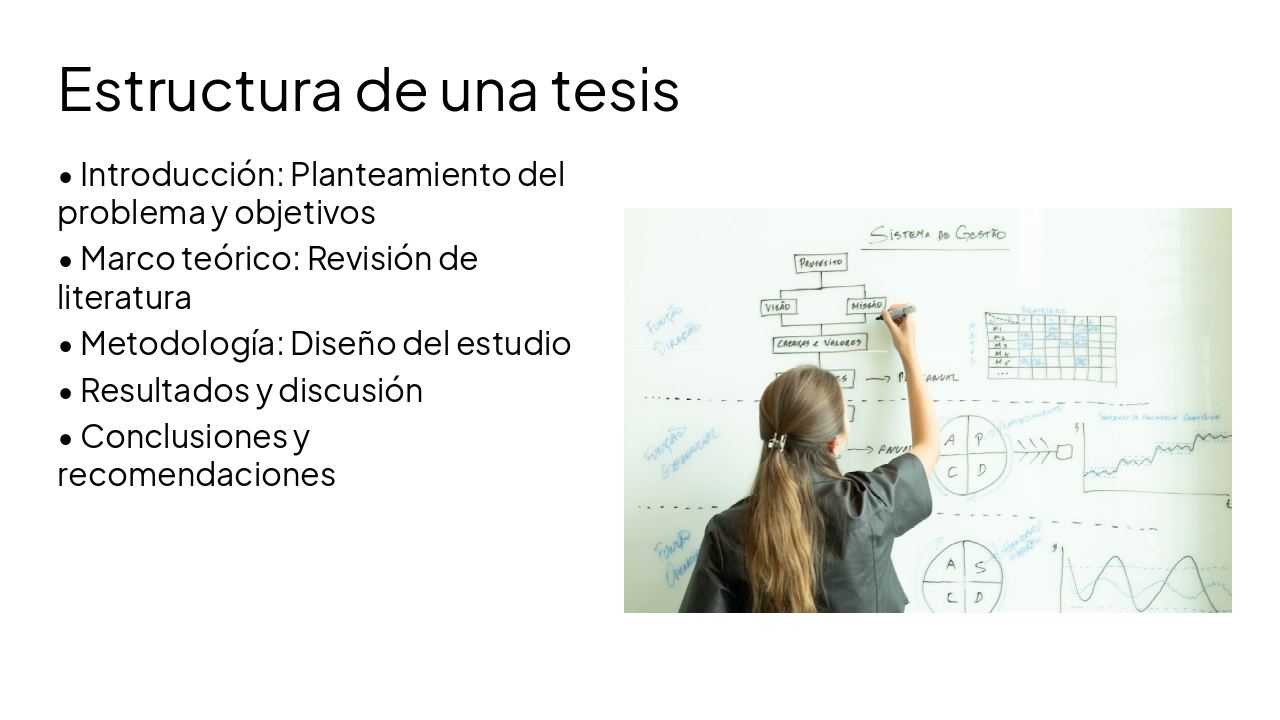 Slide 4 - Estructura de una tesis