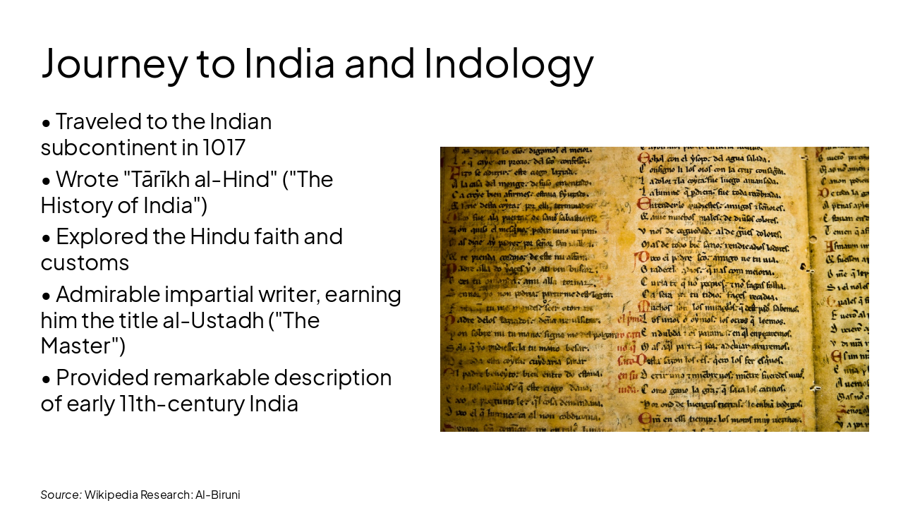Slide 6 - Journey to India and Indology
