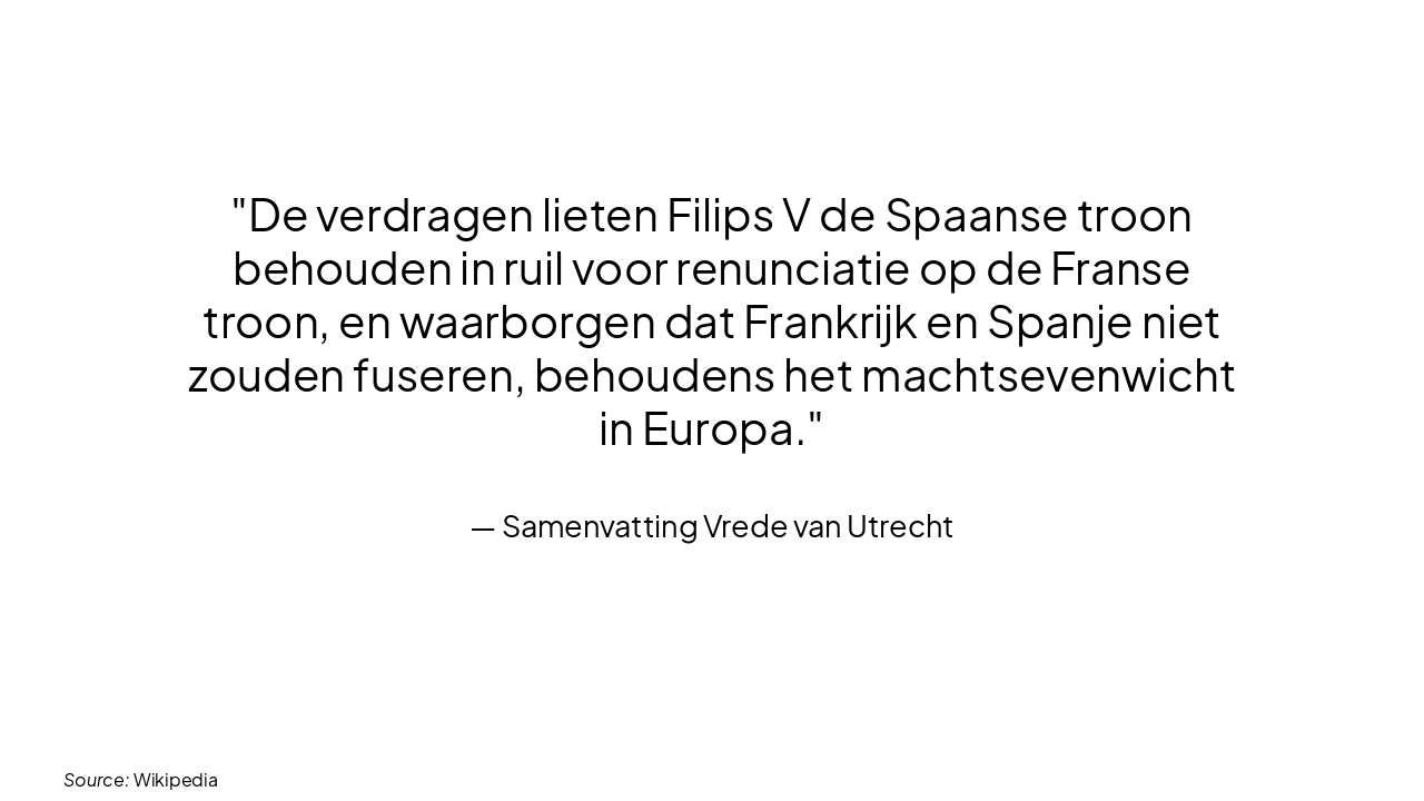 Slide 15 - Impact Vrede van Utrecht