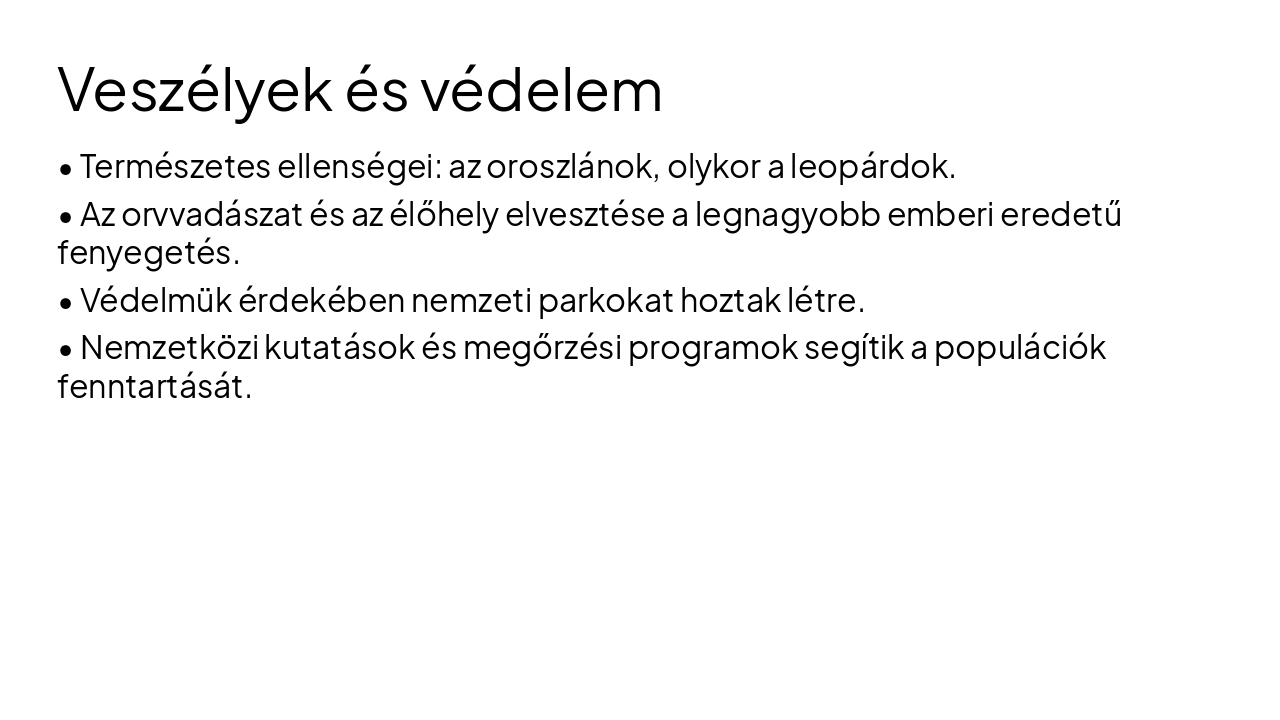 Slide 7 - Veszélyek és védelem