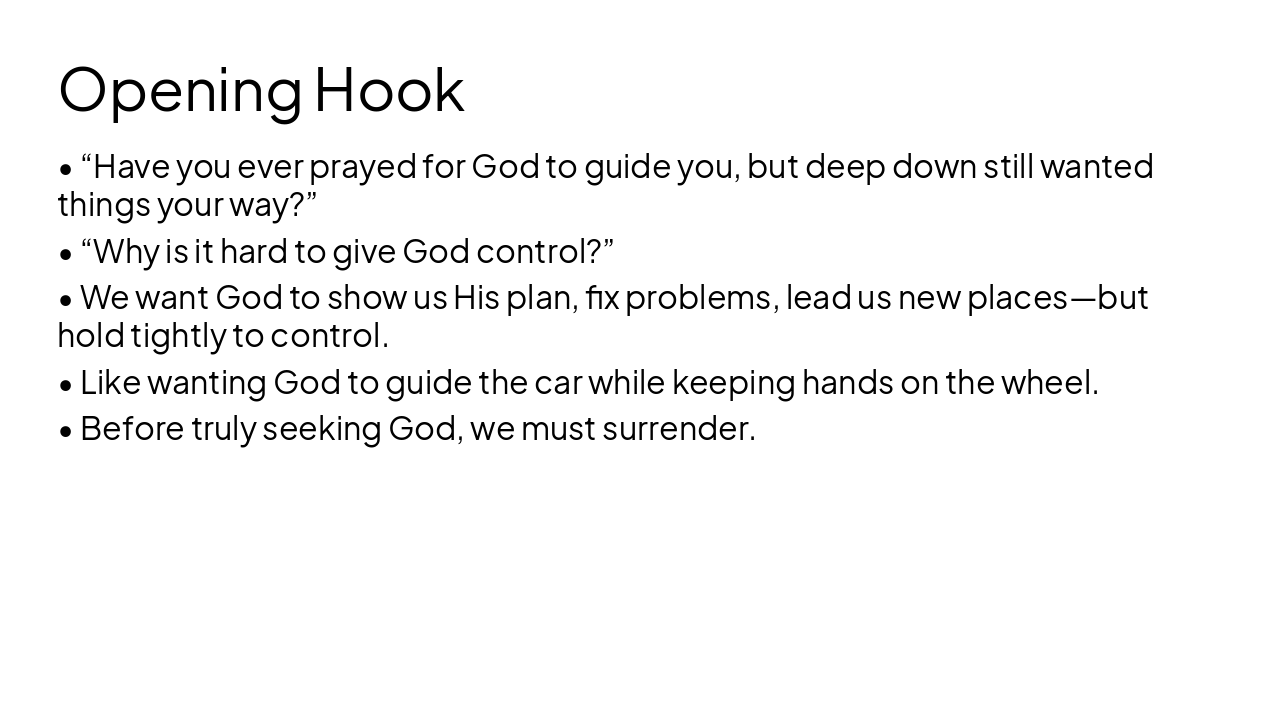 Slide 3 - Opening Hook