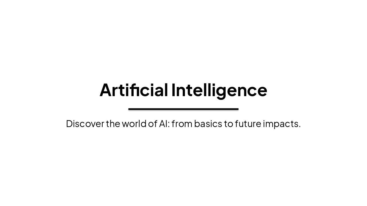 Slide 1 - Artificial Intelligence