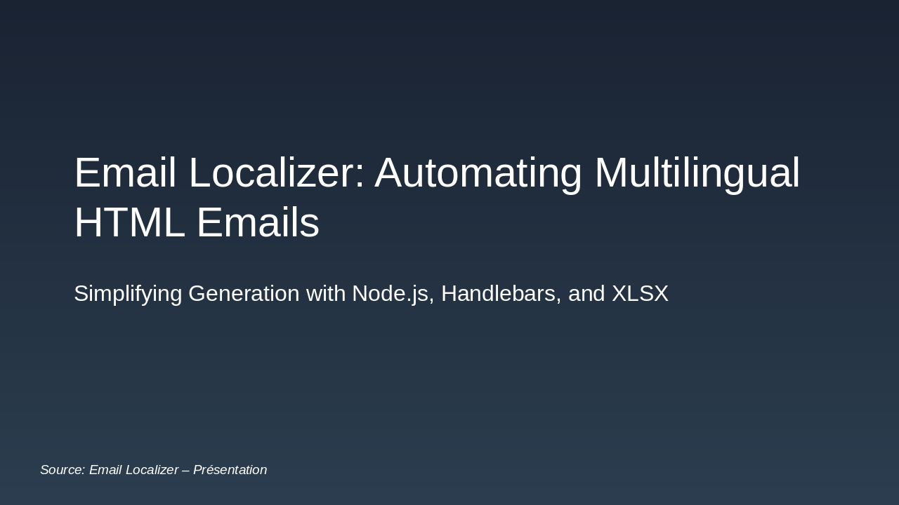 Email Localizer: Automate Multilingual Emails