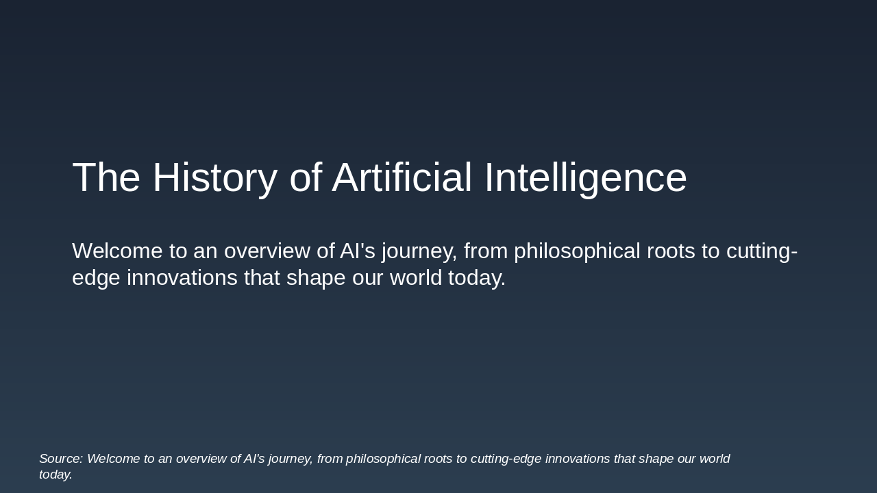 AI's Evolution: From Myths to Modernity
