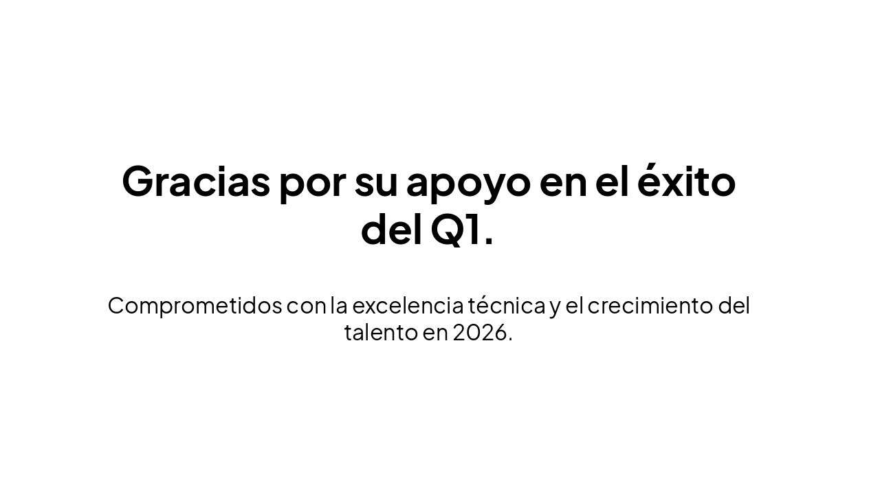 Slide 13 - Cierre Ejecutivo