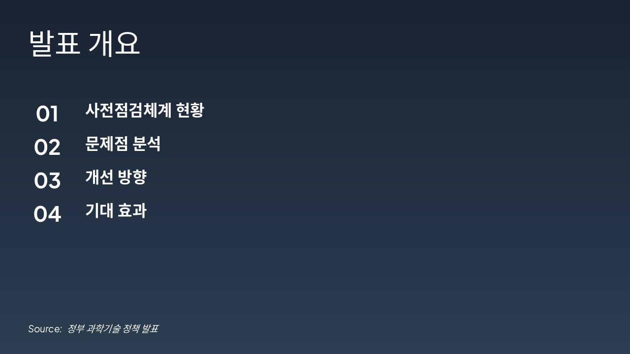 Slide 2 - 발표 개요