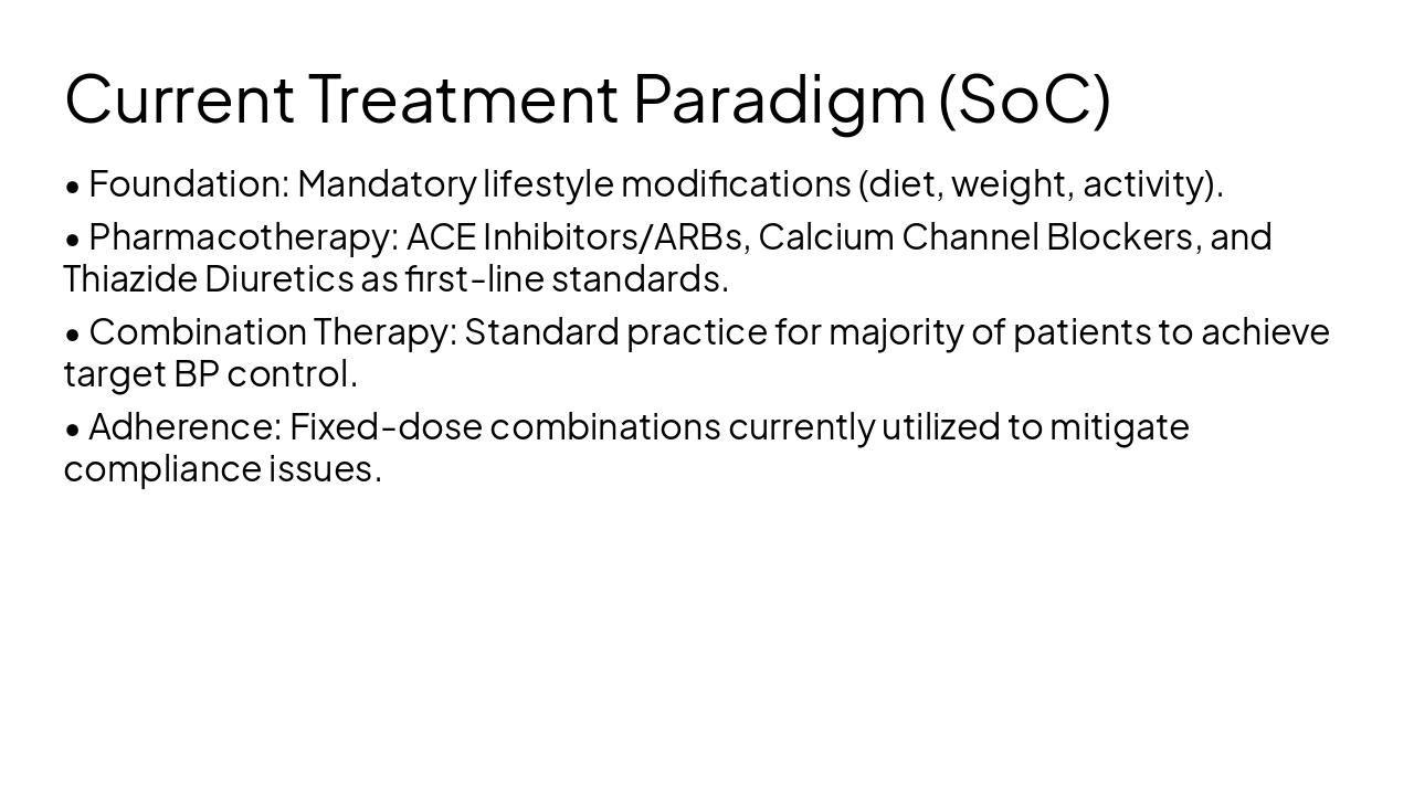 Slide 3 - Current Treatment Paradigm (SoC)