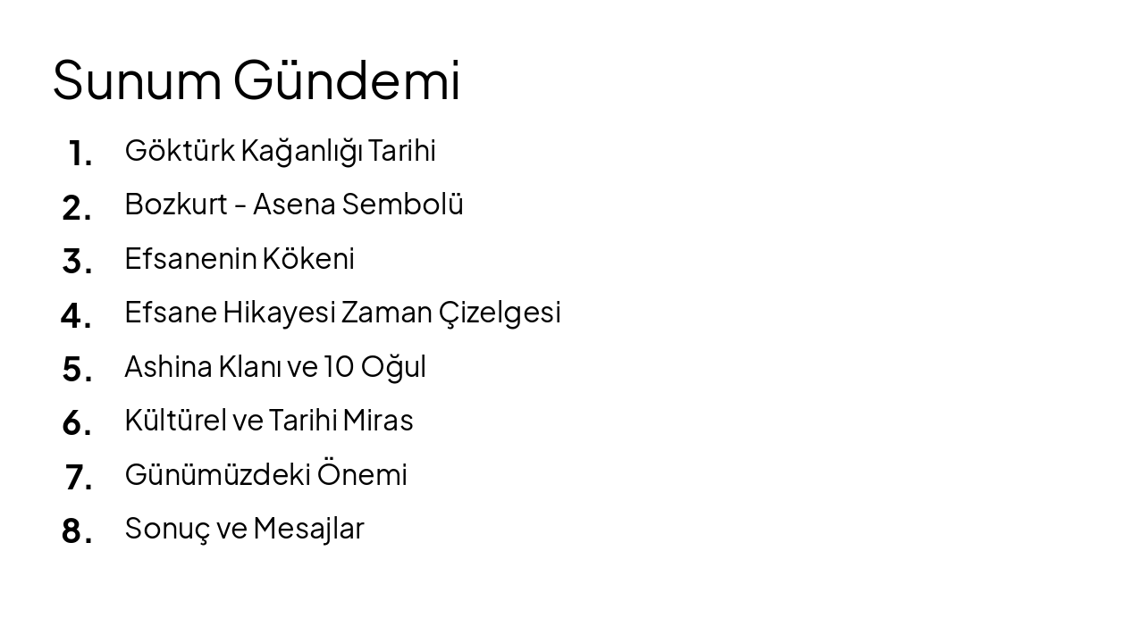 Slide 2 - Sunum Gündemi