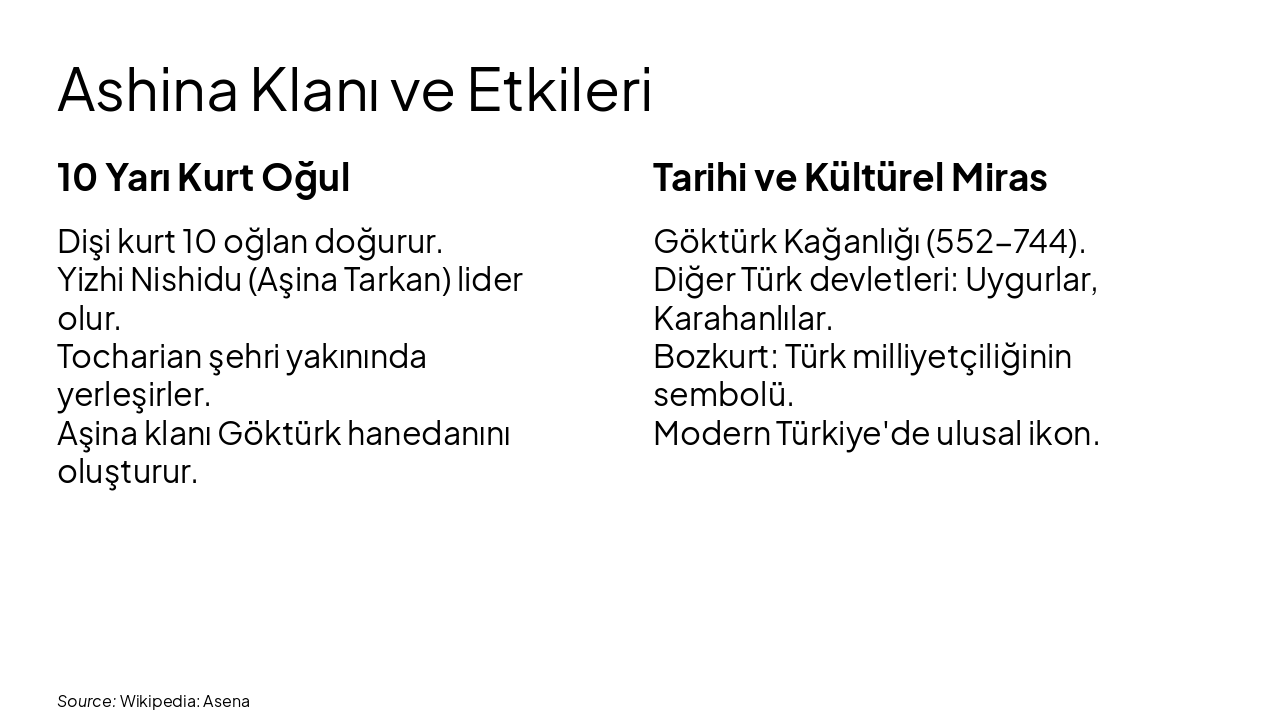 Slide 10 - Ashina Klanı ve Etkileri
