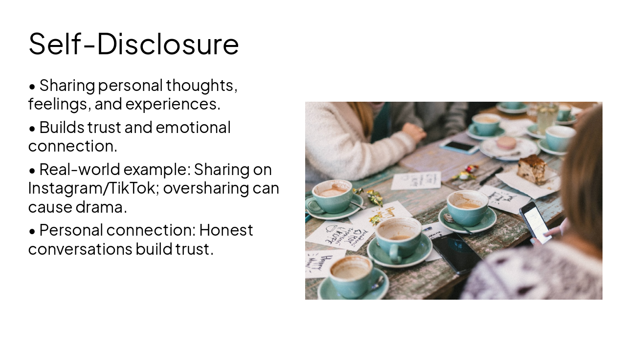 Slide 3 - Self-Disclosure