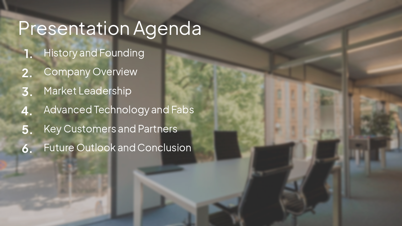 Slide 2 - Presentation Agenda