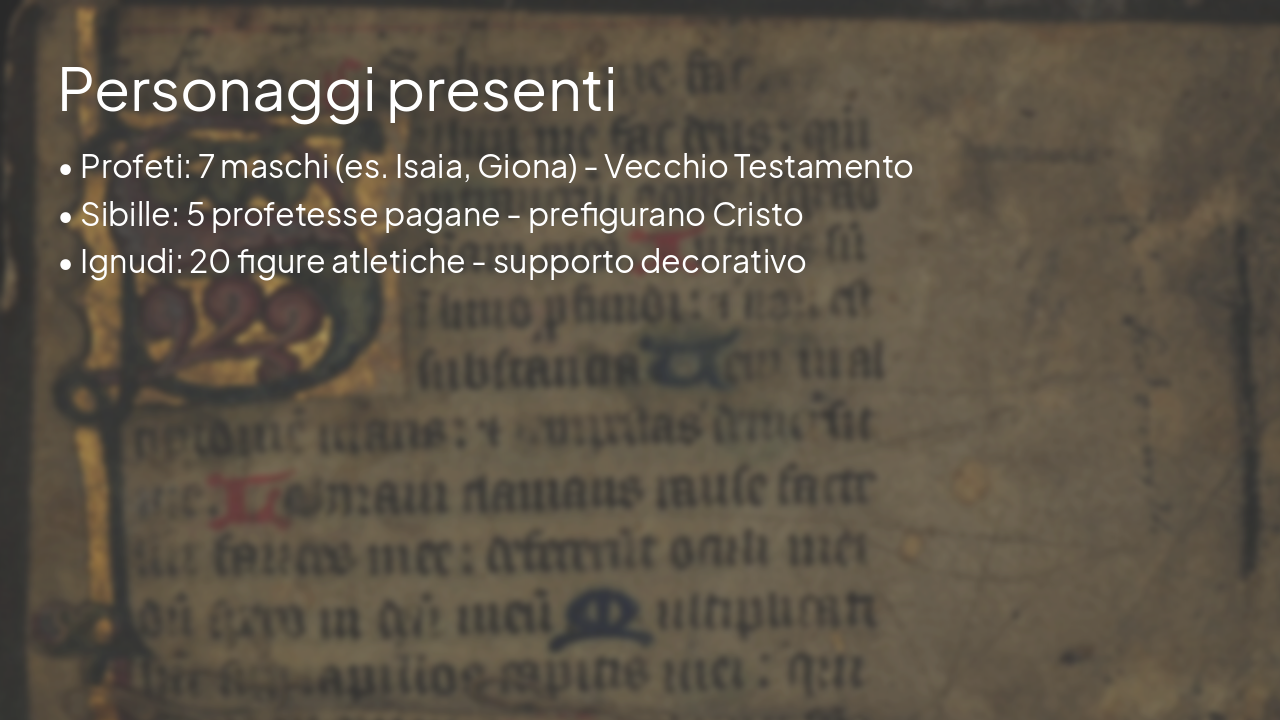 Slide 7 - Personaggi presenti