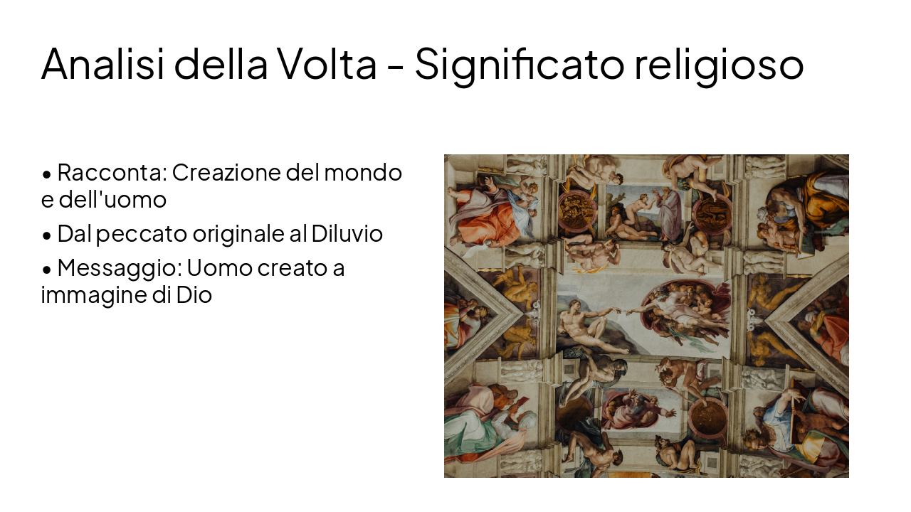 Slide 5 - Analisi della Volta - Significato religioso