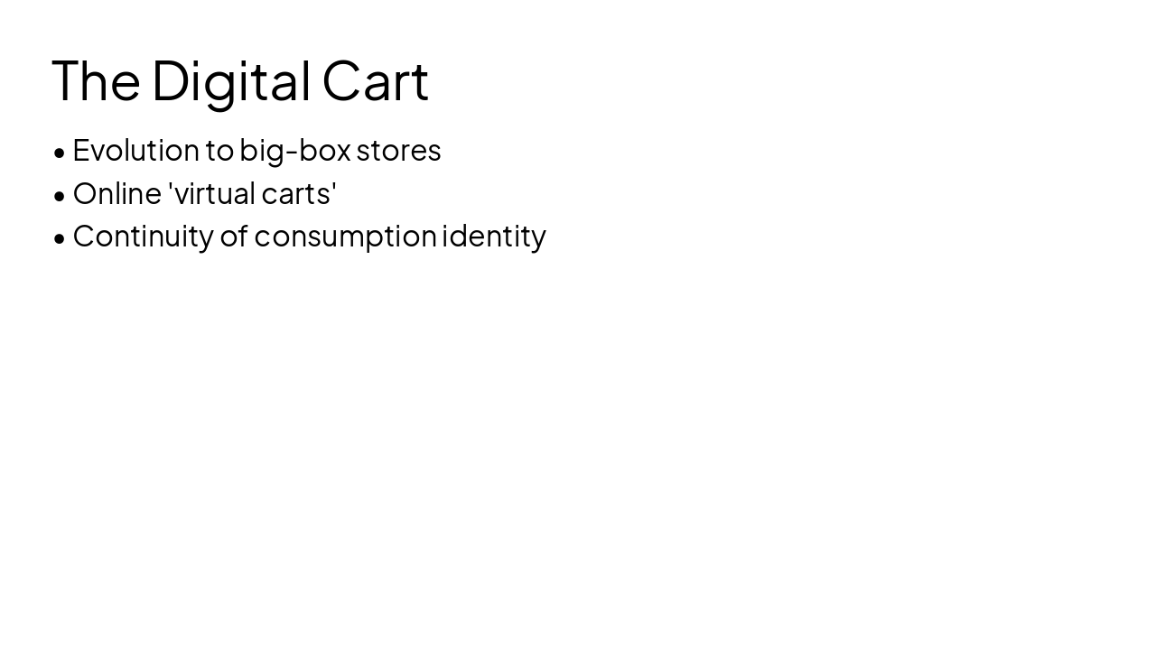 Slide 10 - The Digital Cart