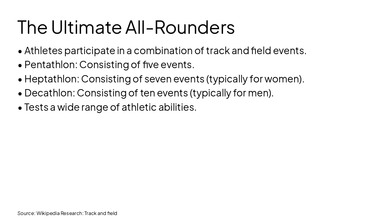 Slide 9 - The Ultimate All-Rounders