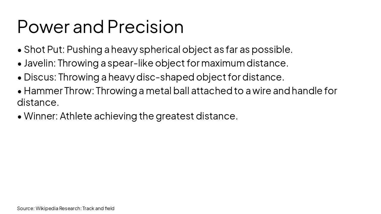 Slide 8 - Power and Precision