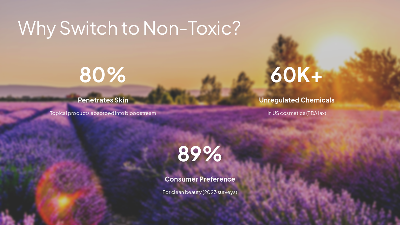 Slide 5 - Why Switch to Non-Toxic?