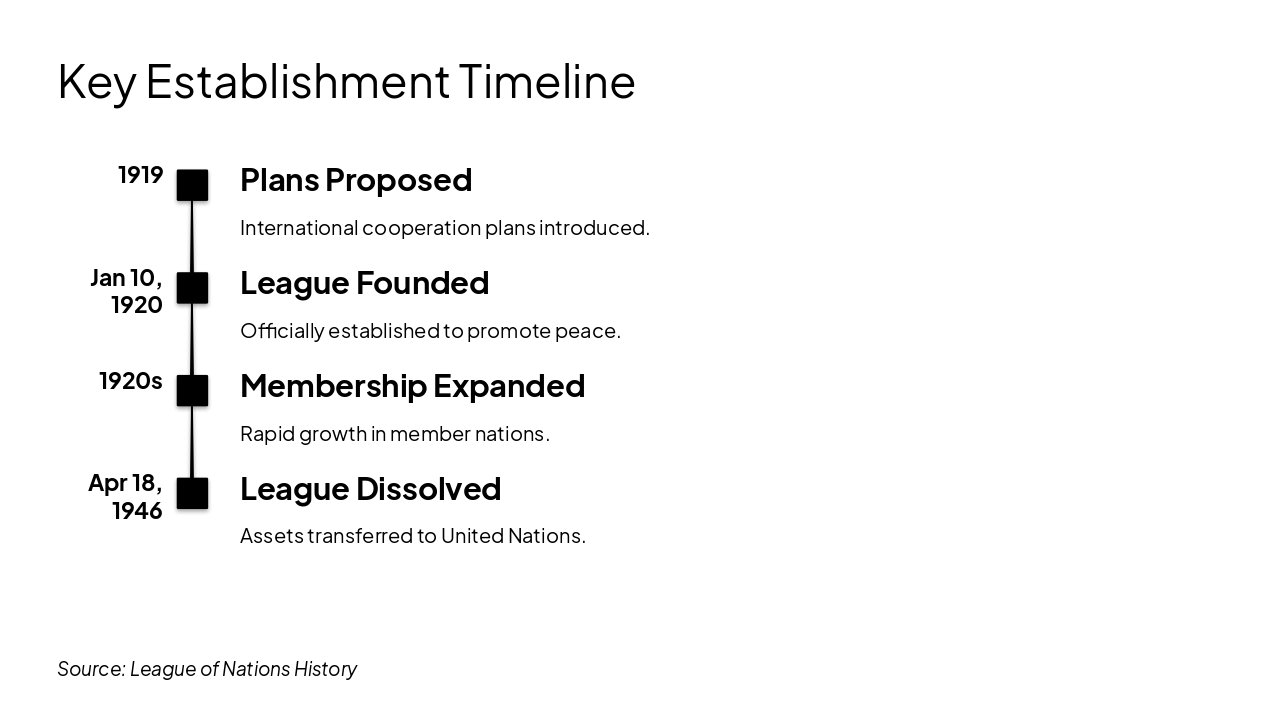 Slide 4 - Key Establishment Timeline