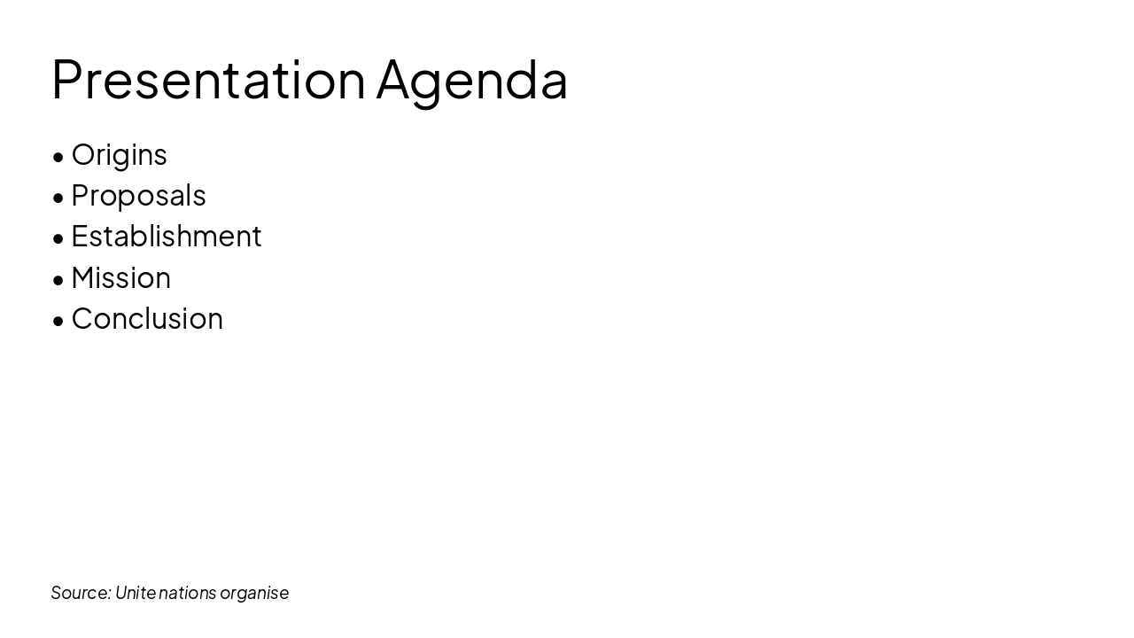 Slide 2 - Presentation Agenda