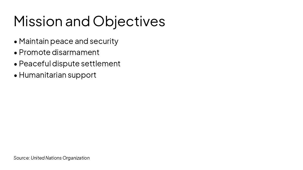 Slide 5 - Mission and Objectives