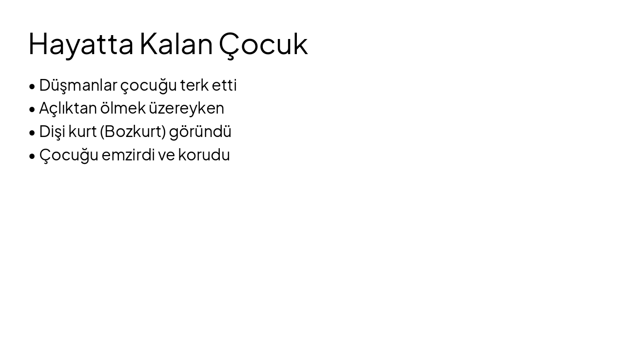 Slide 8 - Hayatta Kalan Çocuk