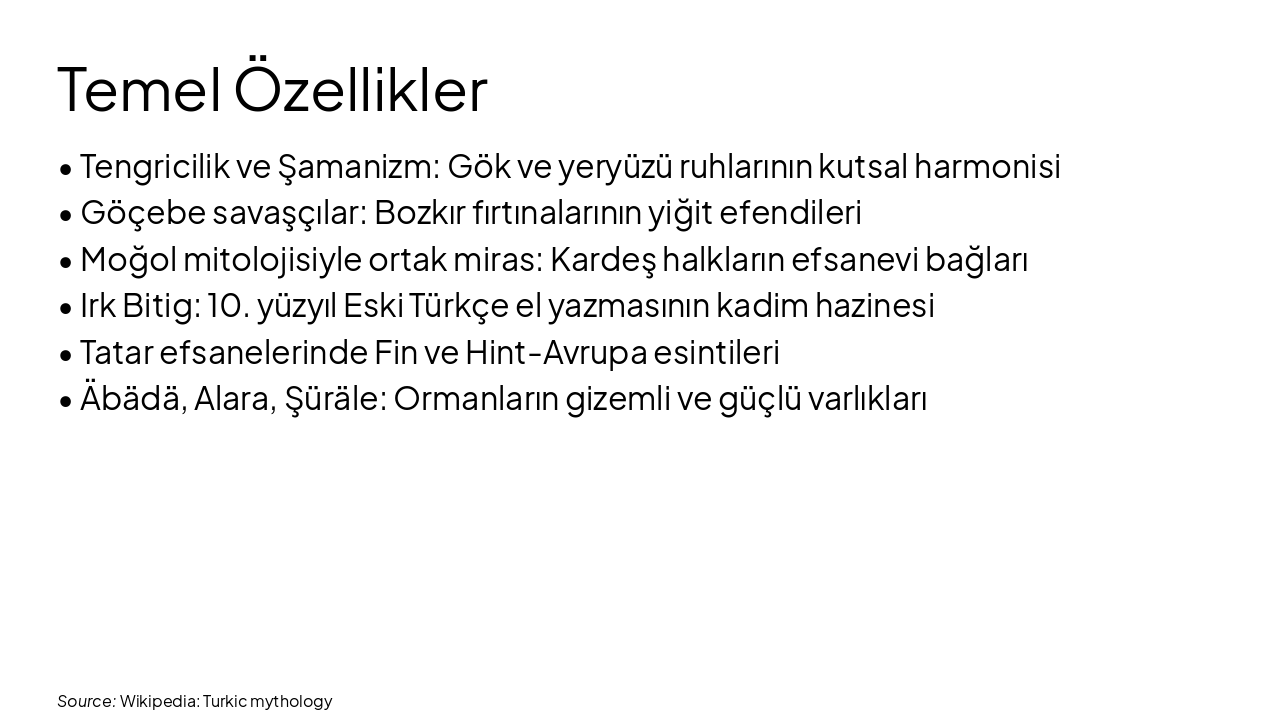 Slide 4 - Temel Özellikler
