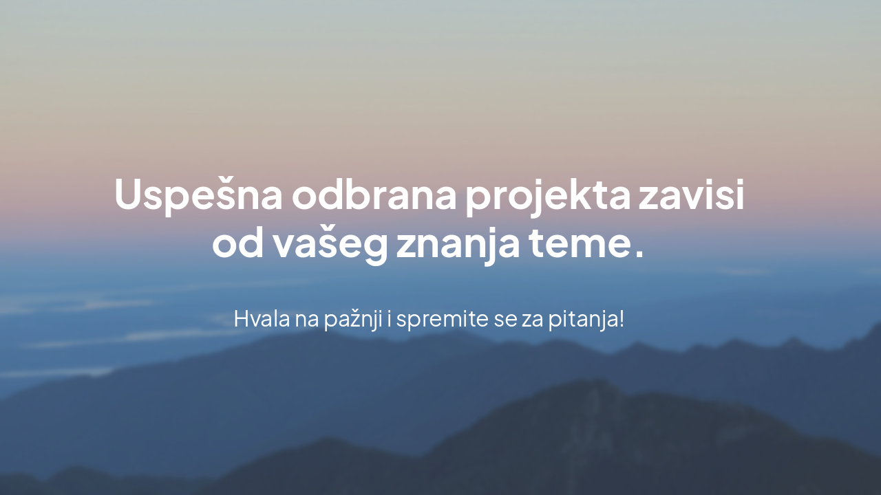 Slide 13 - Zaključak prezentacije