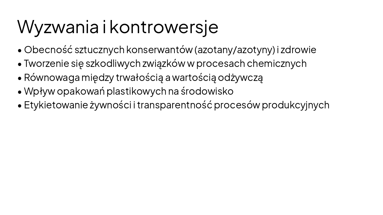 Slide 7 - Wyzwania i kontrowersje