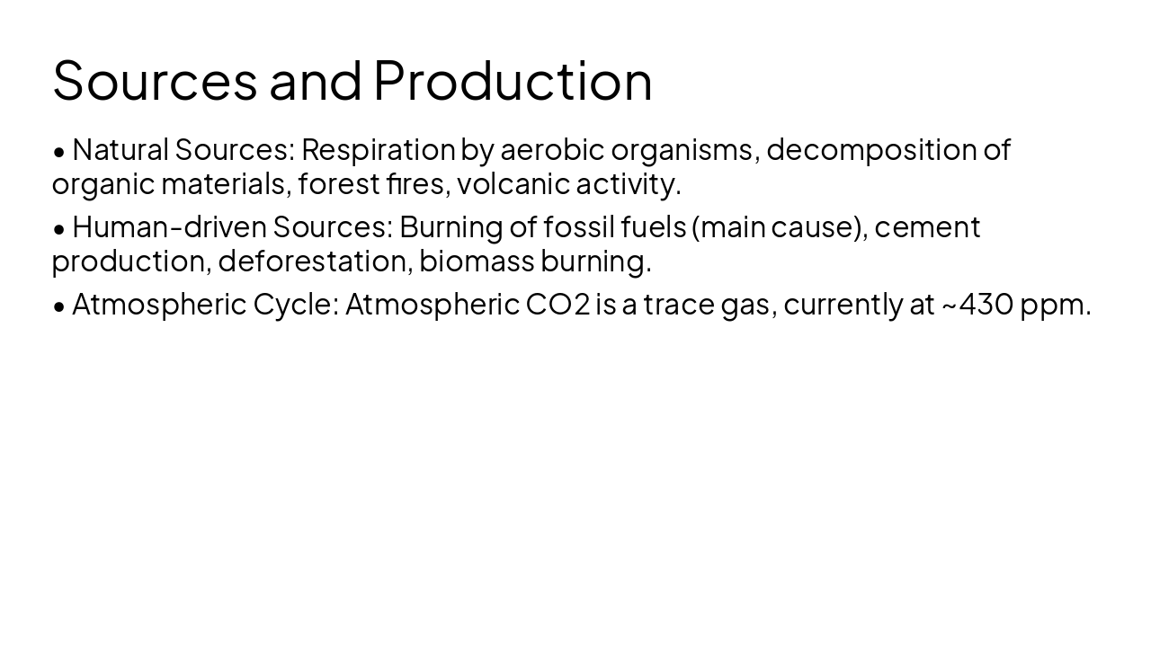 Slide 7 - Sources and Production