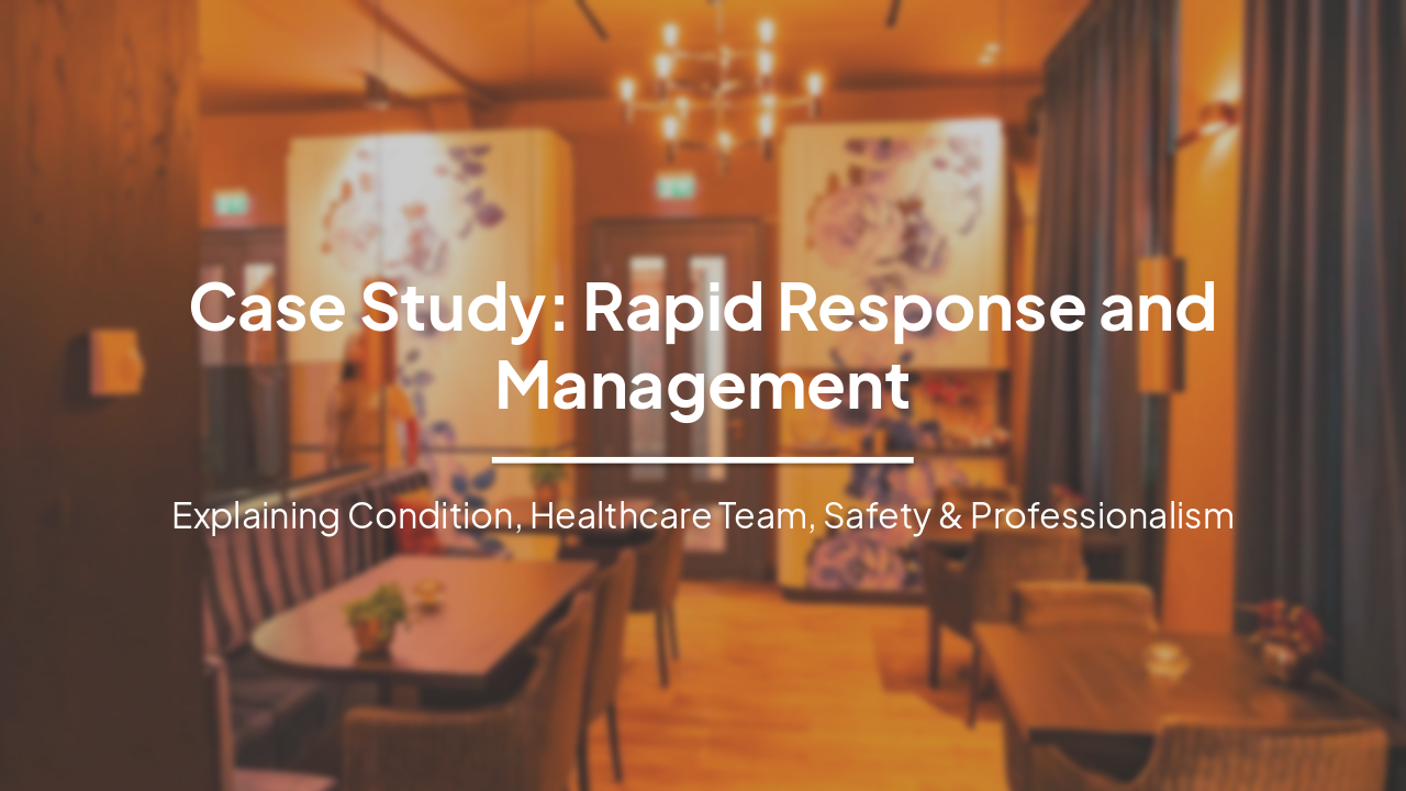 Slide 1 - Case Study: Rapid Response and Management