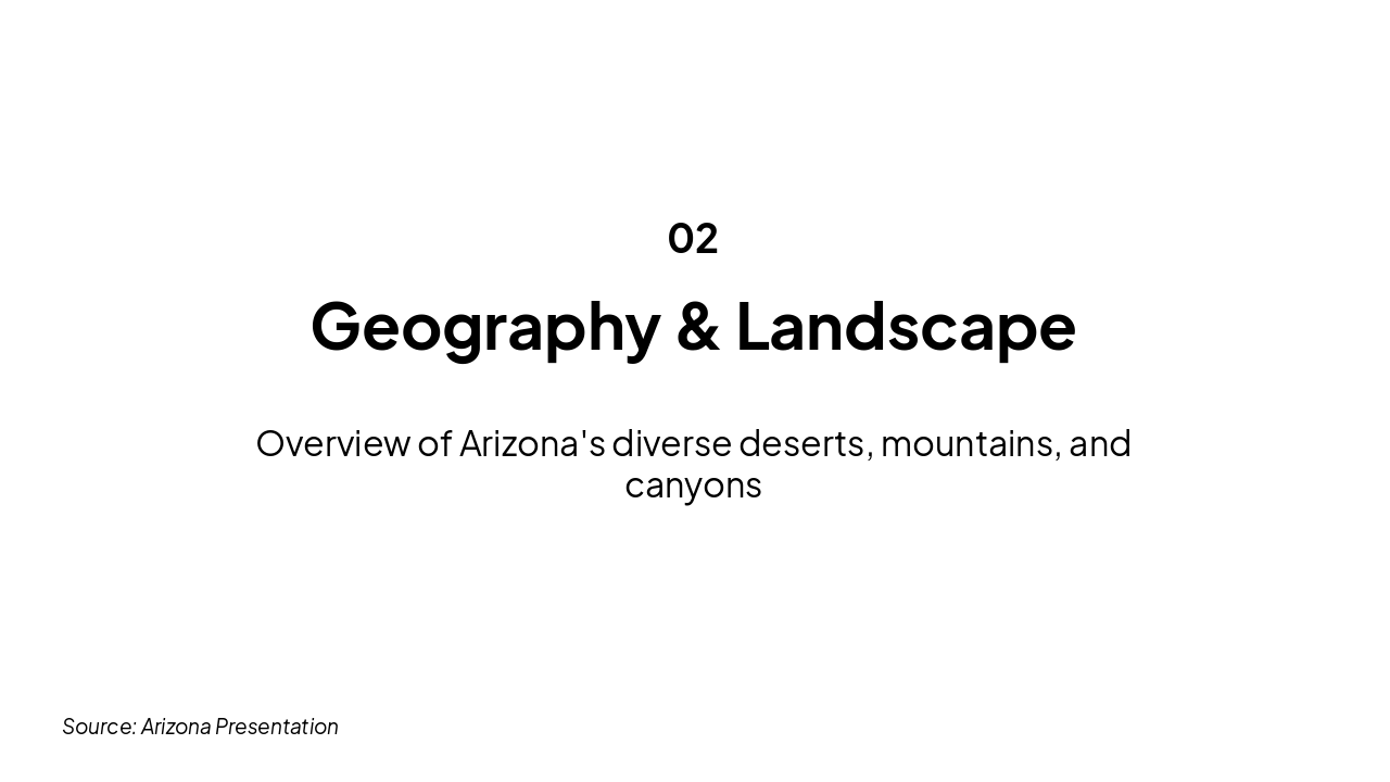 Slide 2 - Geography & Landscape