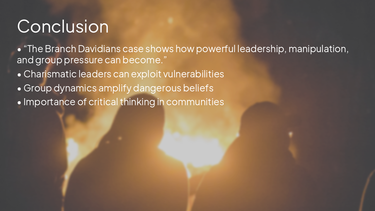 Slide 7 - Conclusion