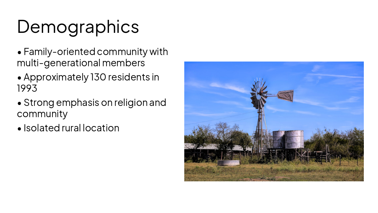 Slide 2 - Demographics