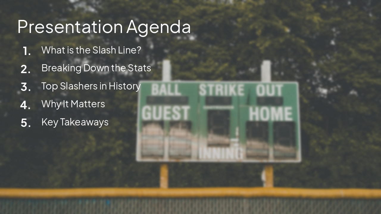 Slide 2 - Presentation Agenda