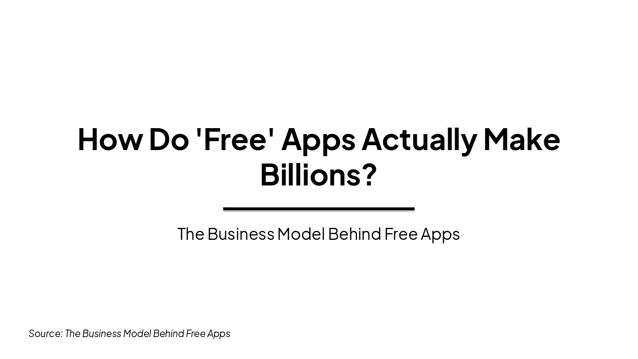 How Free Apps Make Billions