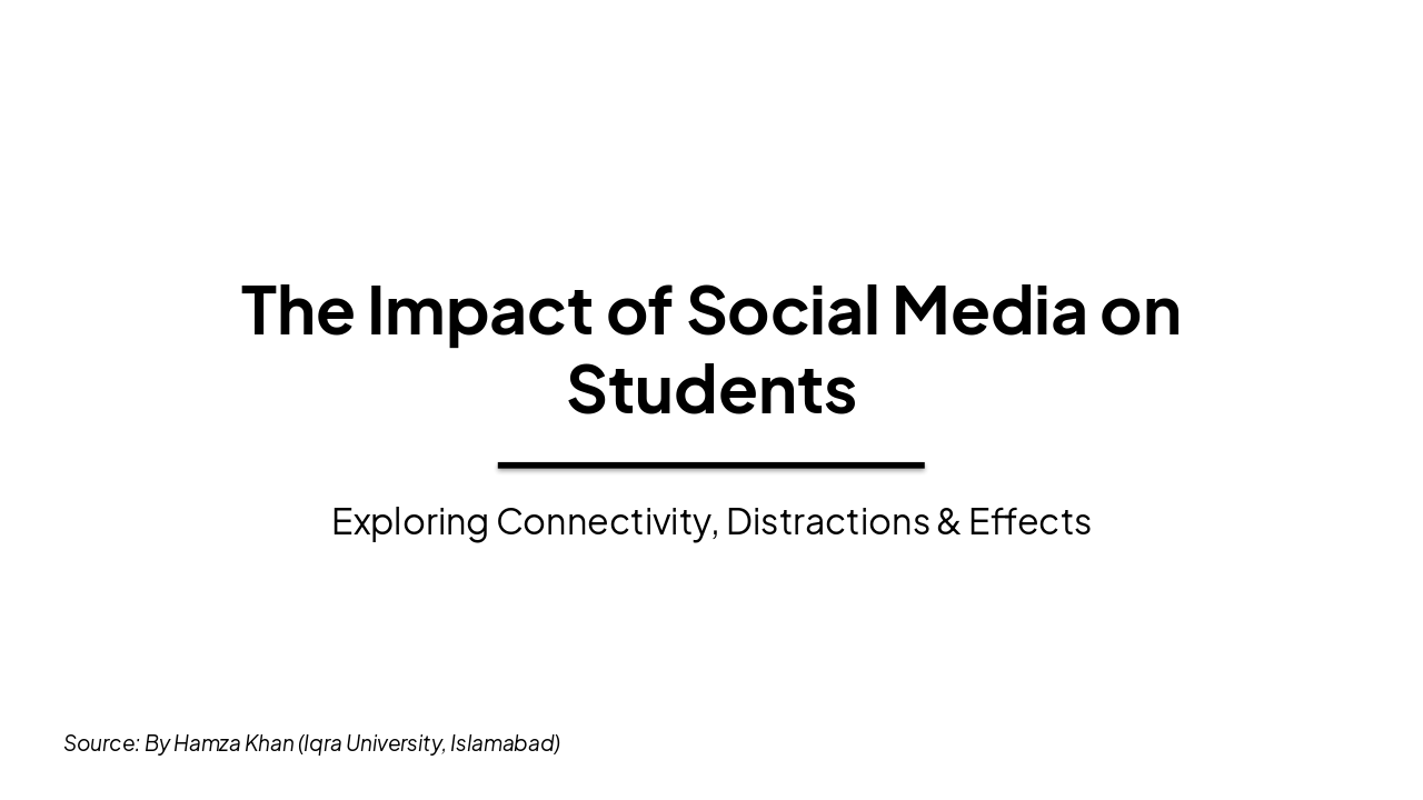 Social Media's Impact on Students