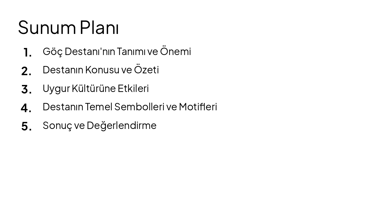 Slide 2 - Sunum Planı