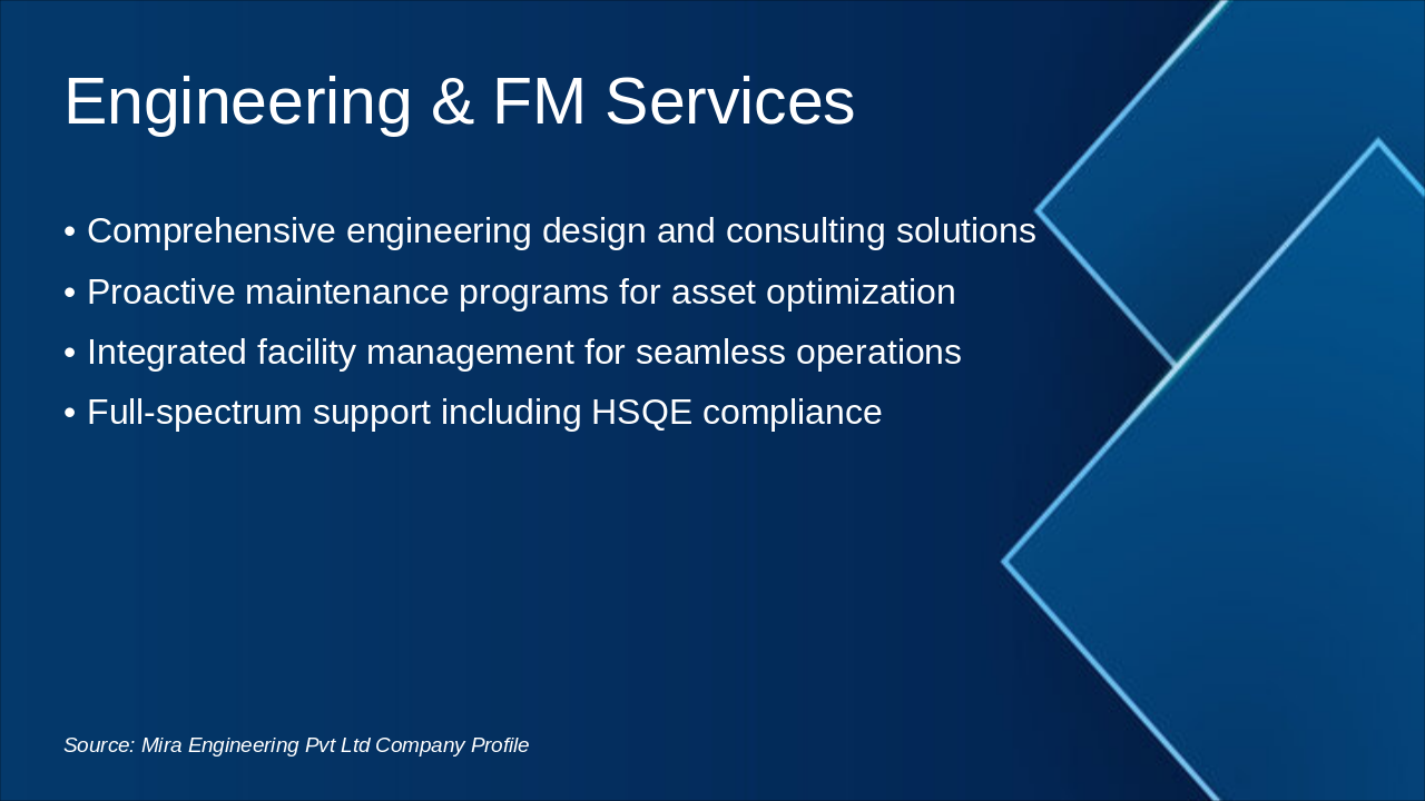 Slide 11 - Engineering & FM Services