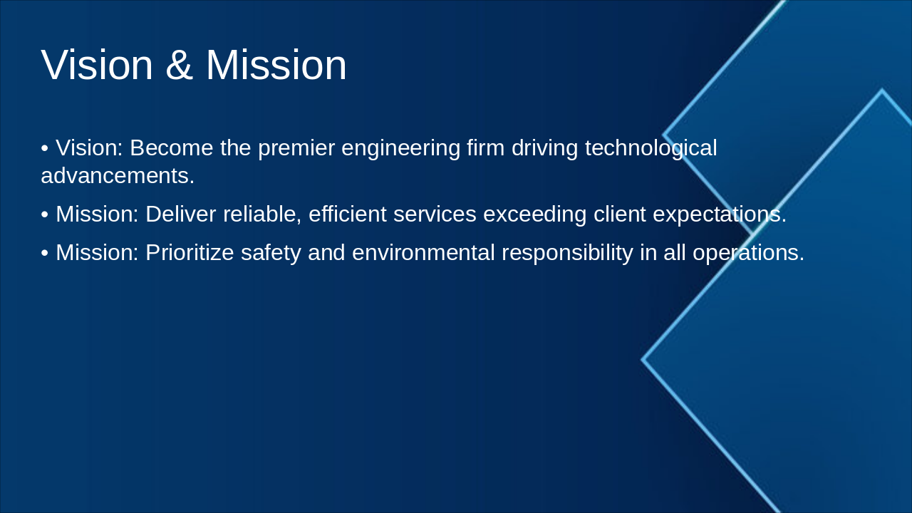 Slide 5 - Vision & Mission