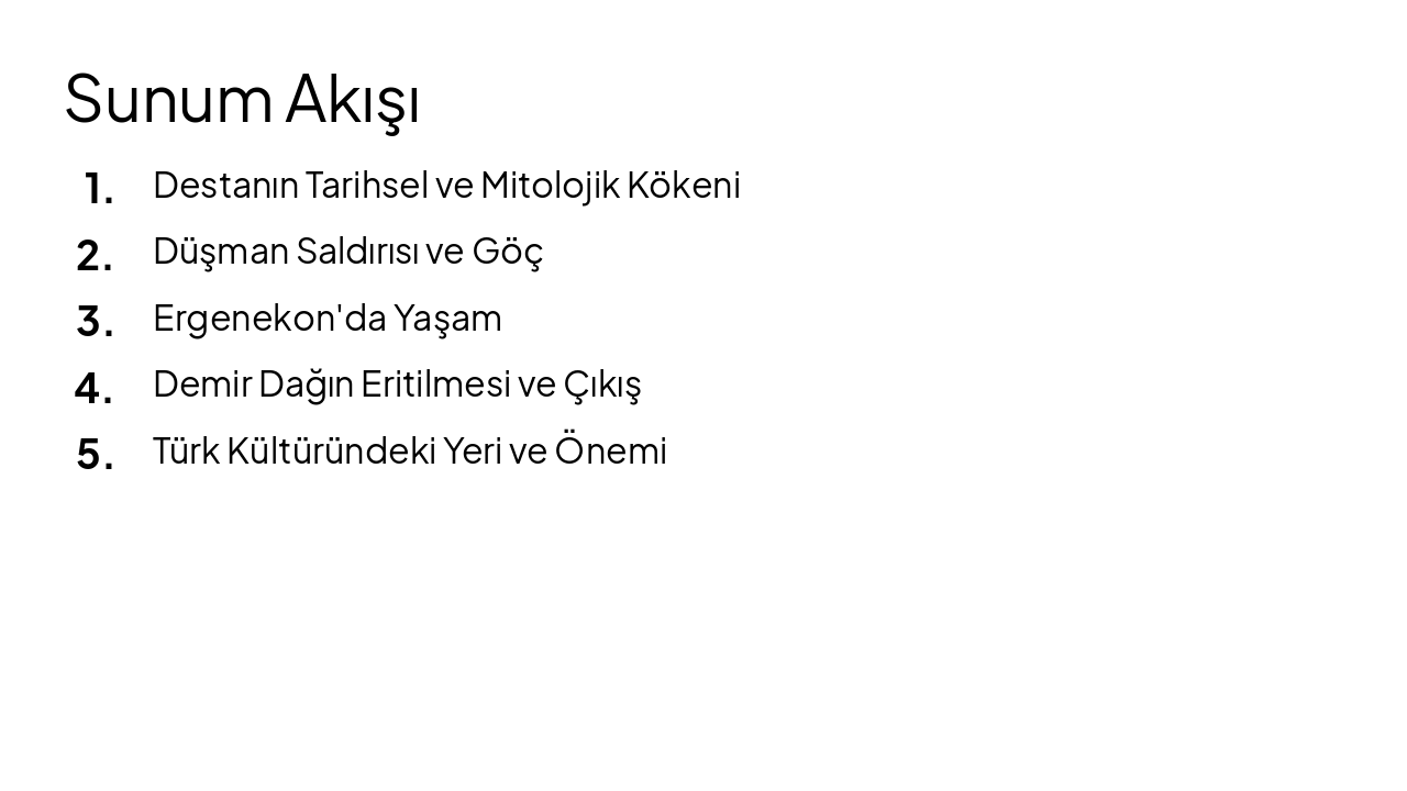 Slide 2 - Sunum Akışı