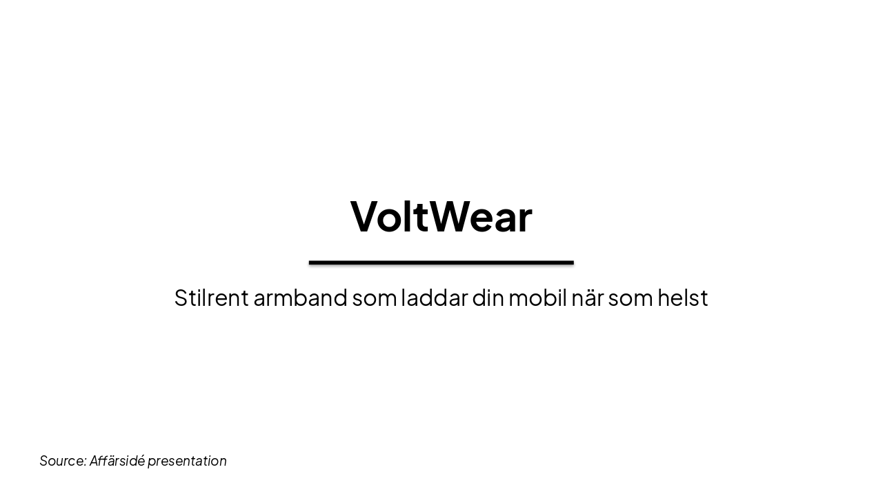 Slide 1 - VoltWear