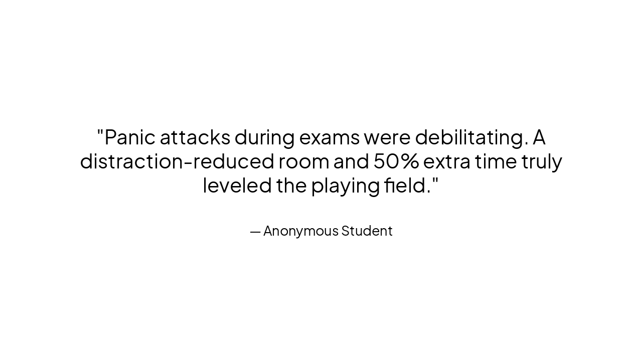 Slide 10 - Student Voices – Mental Health & Testing