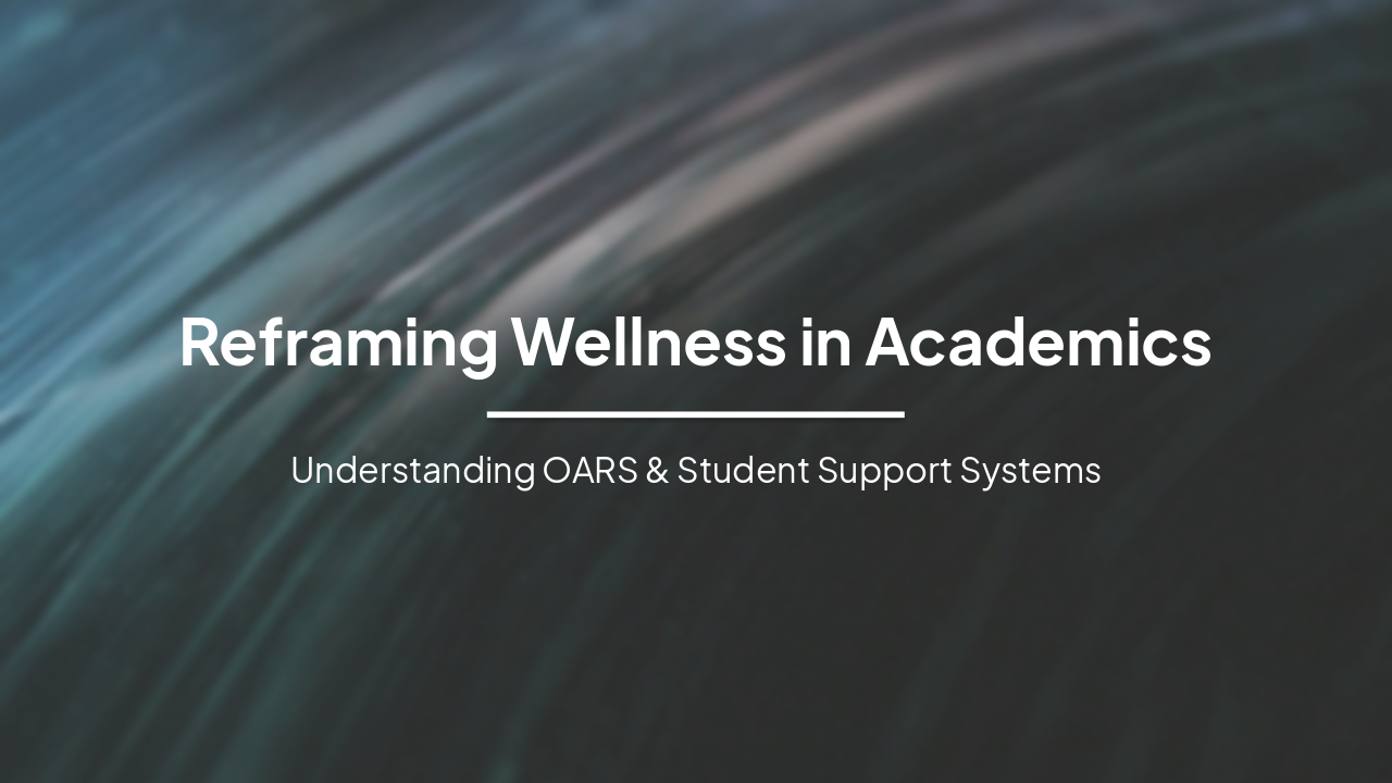 Reframing Wellness in Academics: Access, Equity & Support