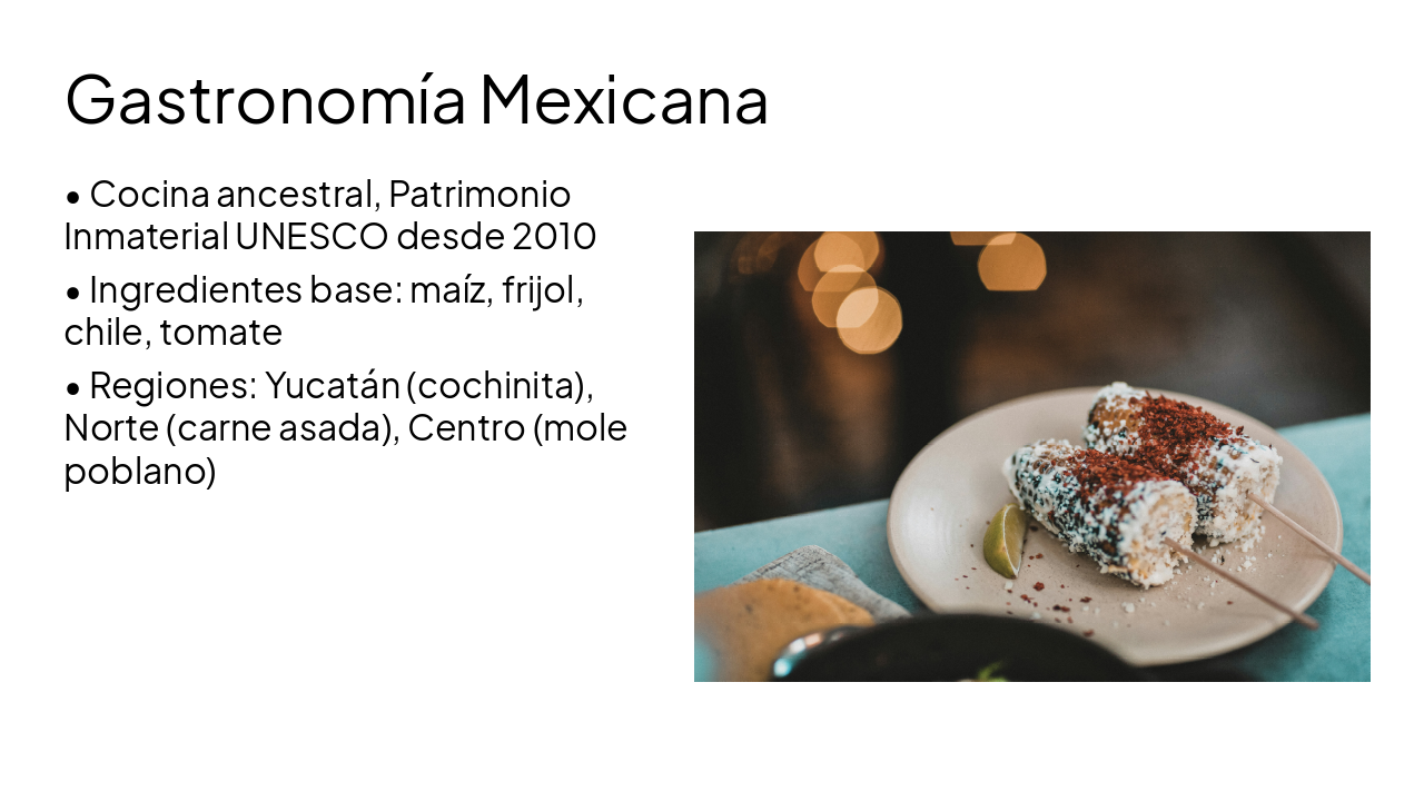 Slide 10 - Gastronomía Mexicana