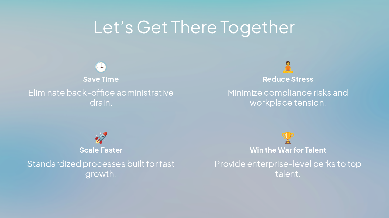 Slide 7 - Let’s Get There Together